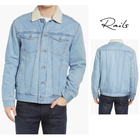 Rails Mckinley Denim Jacket Vintage Wash - NEW - Picture 2 of 12